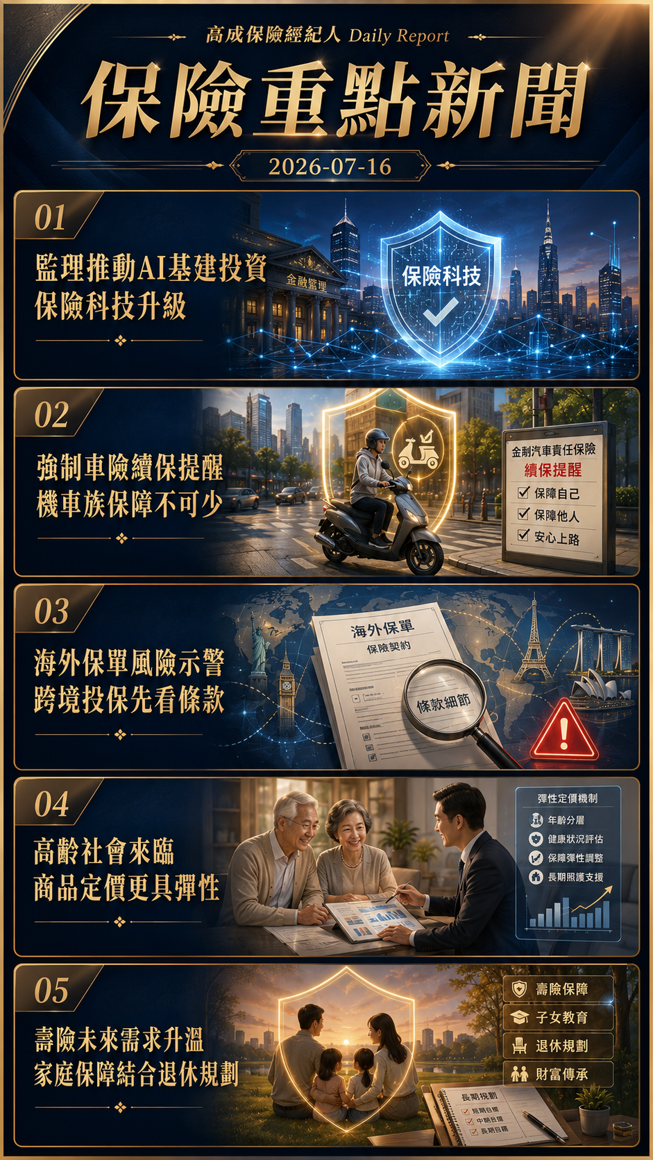 保險新聞漫畫分鏡